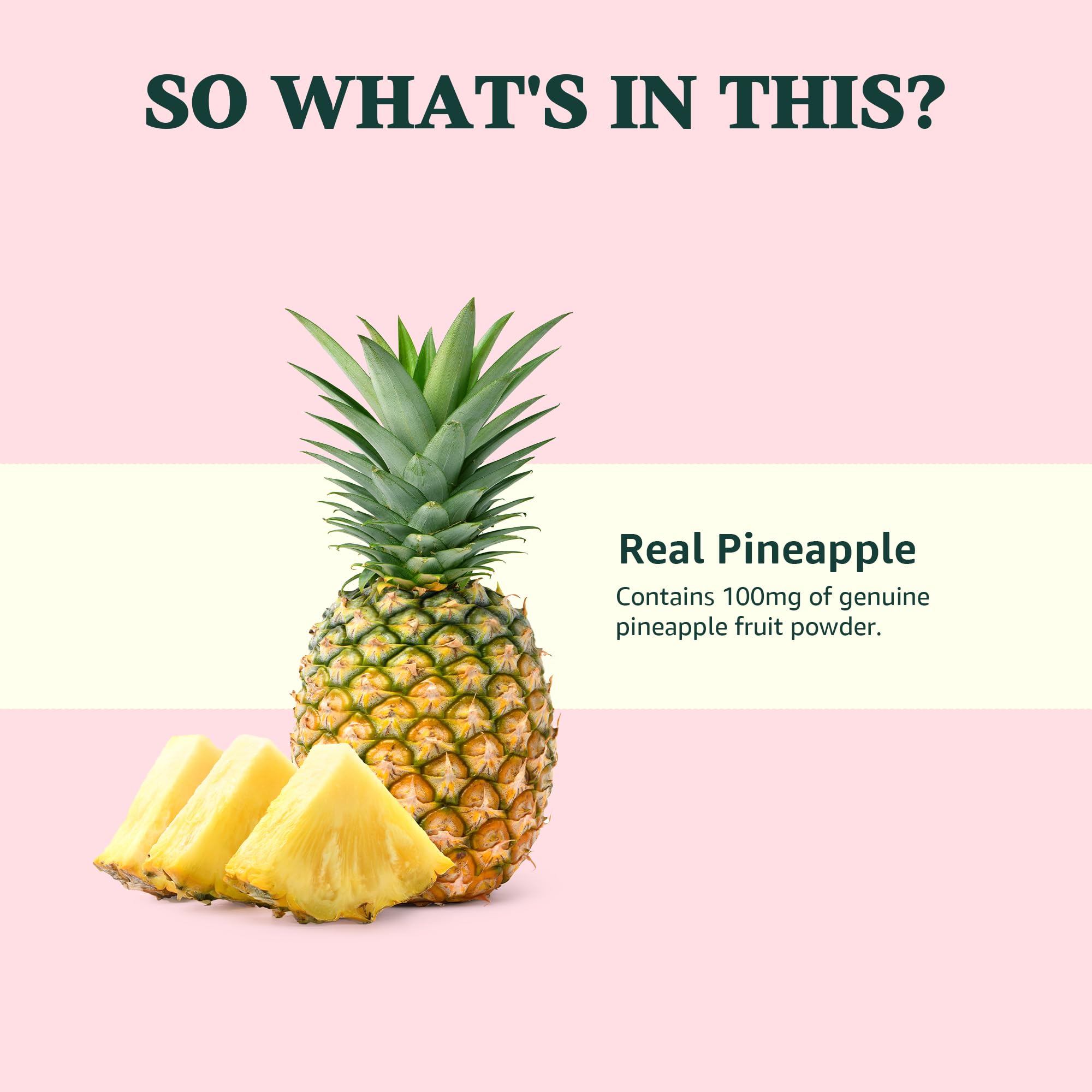 Zenvorica gummies on a wooden table with fresh pineapple