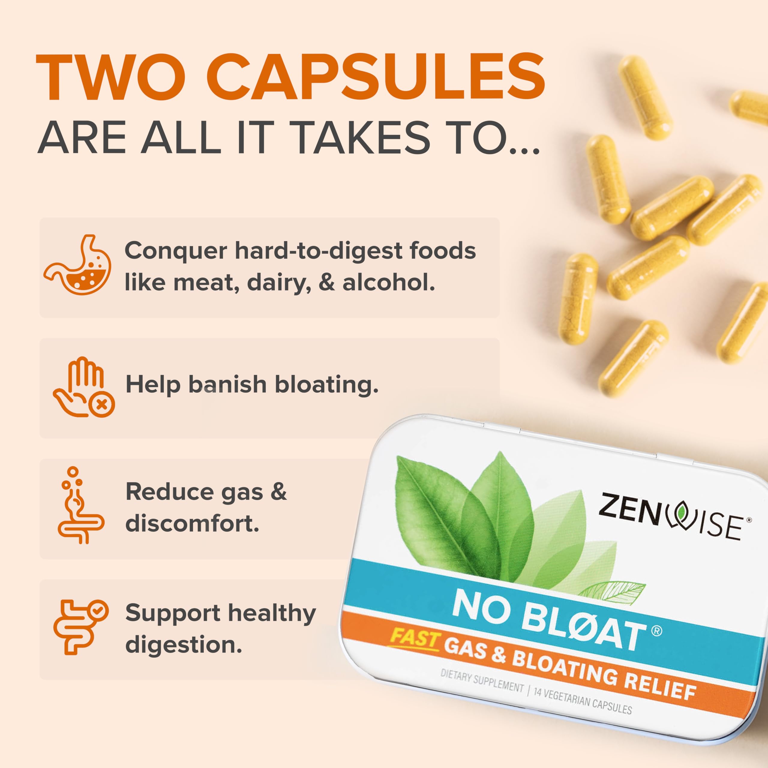 Zenwise Health Lactase Enzyme Supplement ingredients list