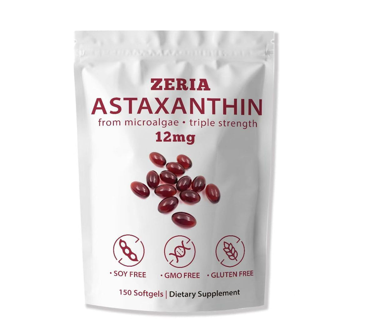 ZERIA Blended Vitamin & Mineral Supplement 150 Softgels front view
