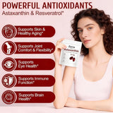 Zeria Organics Astaxanthin 12mg softgels bottle with label