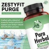 zestyfit Herbal Softgel Supplement bottle side view
