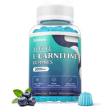 Zetelixia Acetyl L-Carnitine Gummies bottle front view with blueberry flavour