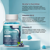 Zetelixia Acetyl L-Carnitine Gummies close-up of a single gummy