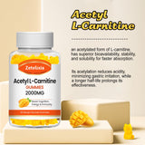 Zetelixia Acetyl-L-Carnitine Gummies packaging with nutritional information