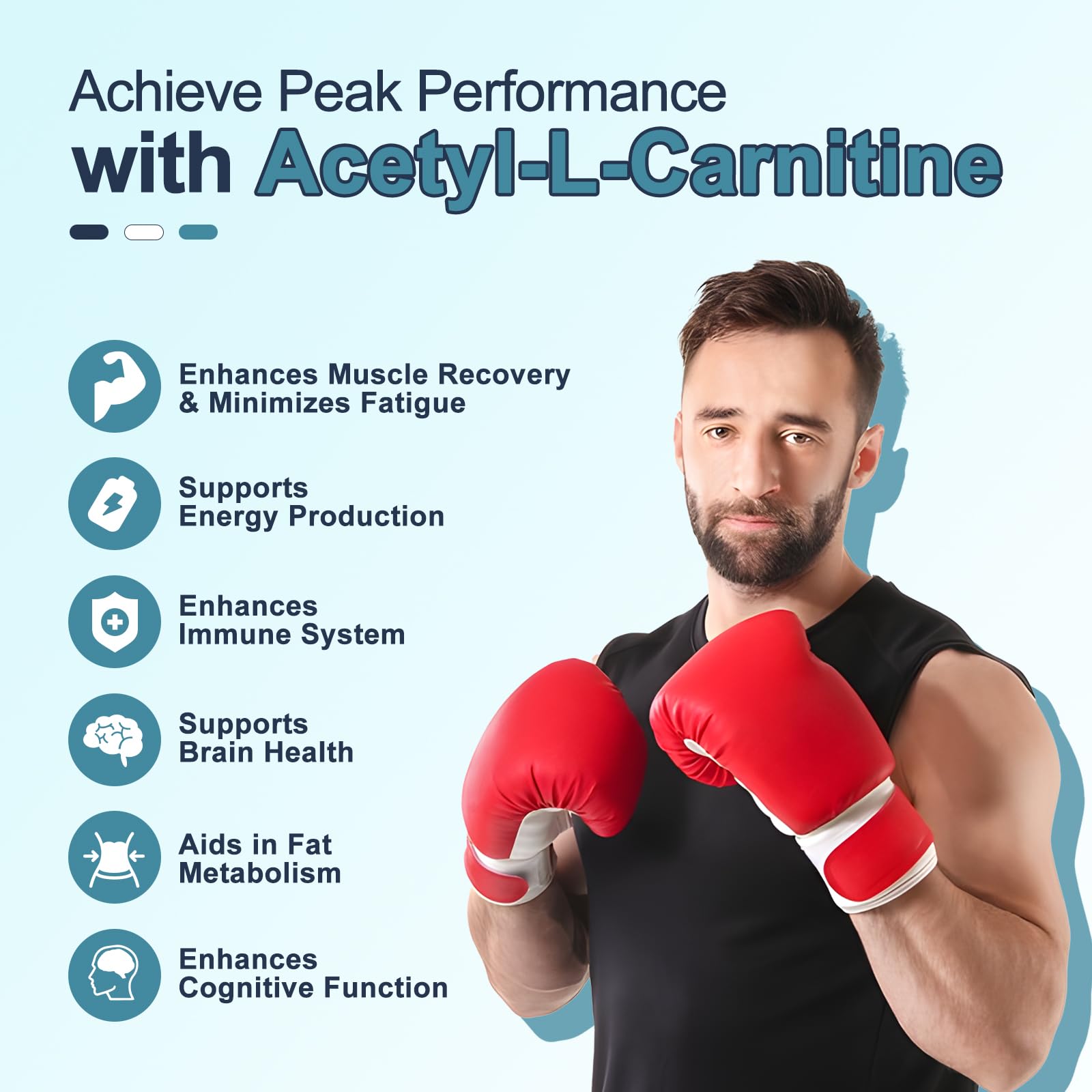 Zetelixia Acetyl L-Carnitine Gummies side view of the bottle