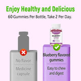 Zetelixia Bilberry Gummies nutrition facts label
