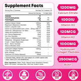 Zetelixia Calcium Gummies for Women bottle on a kitchen counter