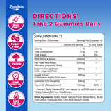 Zetelixia Cholesterol Support Gummies with fresh berries