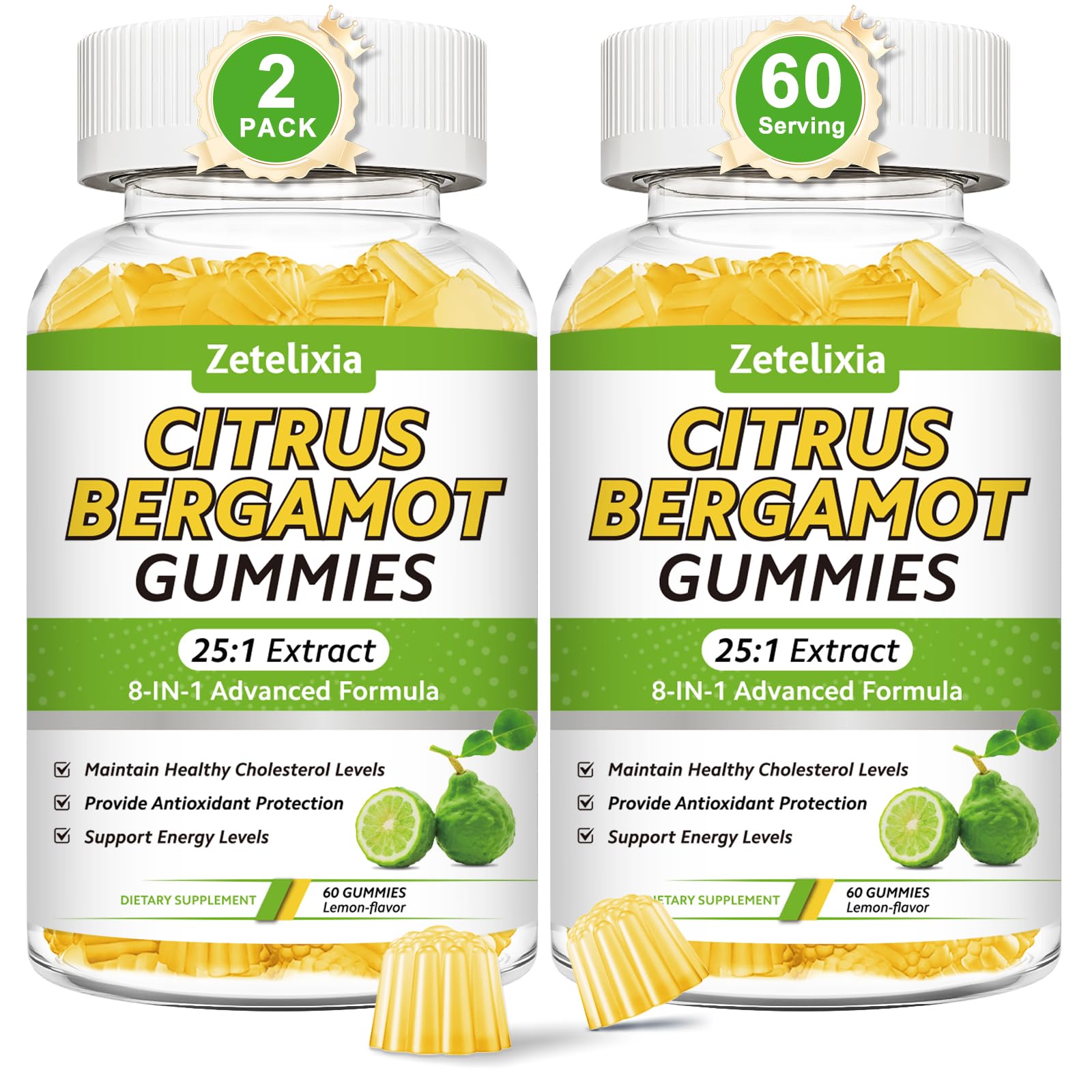 Zetelixia Citrus Bergamot 8-IN-1 Advanced Formula front view
