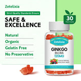Zetelixia Ginkgo Biloba Gummies in a hand