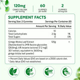 Zetelixia Ginkgo Biloba Gummies packaging side view