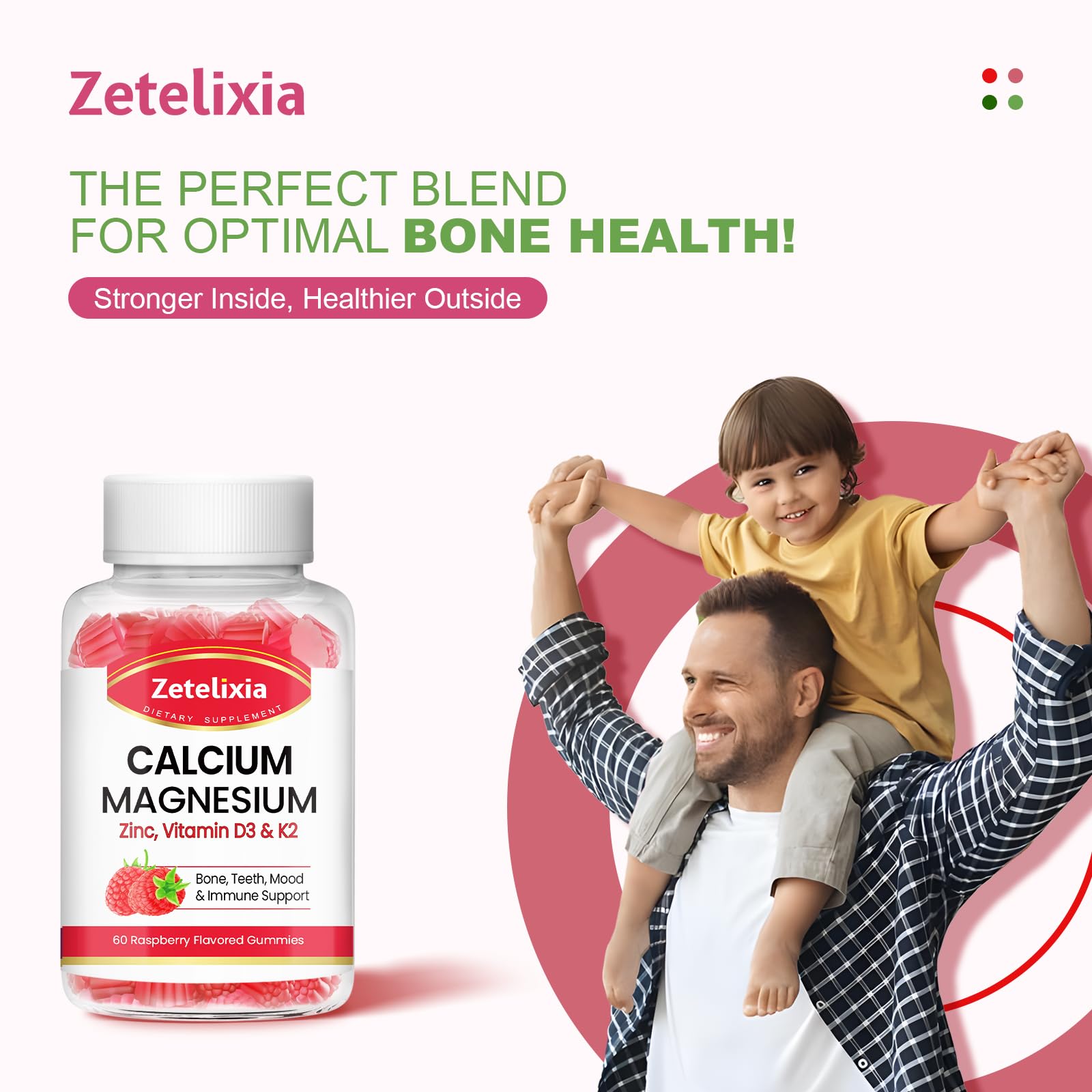 Zetelixia gummies on a wooden table