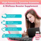 Zetelixia L-Tyrosine Gummies packaging side view