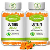 Zetelixia Lutein Gummies front view with mango flavour