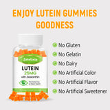 Zetelixia Lutein Gummies on a wooden table