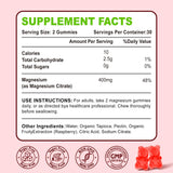 Zetelixia Magnesium Citrate Gummies bottle with 60 gummies