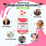 Zetelixia Magnesium Glycinate Gummies on a wooden table