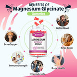 Zetelixia Magnesium Glycinate Gummies with open lid