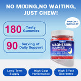Zetelixia Magnesium Gummies 2000mg Complex side view of bottle