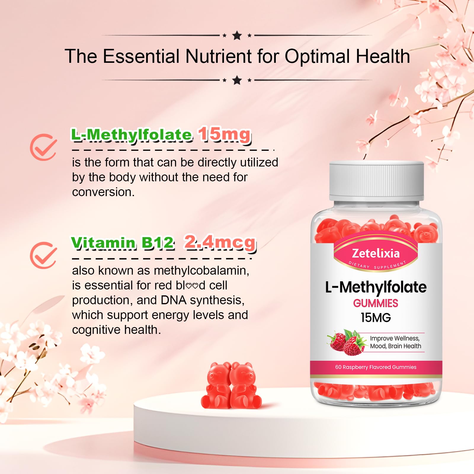 Zetelixia Multivitamin Gummies soft and chewable texture