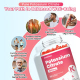 Zetelixia Potassium Citrate Gummies back view with nutritional information