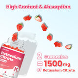 Zetelixia Potassium Citrate Gummies close-up of gummies