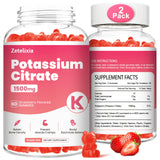 Zetelixia Potassium Citrate Gummies front view with packaging