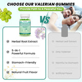 Zetelixia Valerian Root Gummies on a wooden table