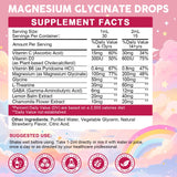 ZEVLORA ORGANICS Magnesium Glycinate Liquid Supplement bottle side view