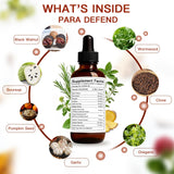 ZEYARUIBO Herbal Supplement Liquid Drops ingredients close-up