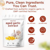ZEYARUIBO Odourless Garlic Softgels showing dosage instructions