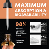 Zeylamum Liposomal Glutathione Liquid 2000mg with antioxidant ingredients