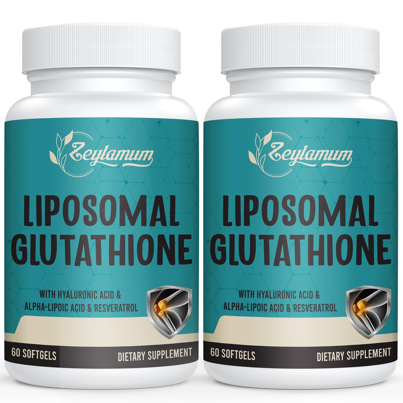 Zeylamum Liposomal Glutathione Supplement 2400 MG front view