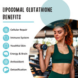 Zeylamum Liposomal Glutathione Supplement on a wooden table