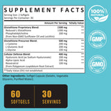 Zeylamum Liposomal Glutathione Supplement packaging side view
