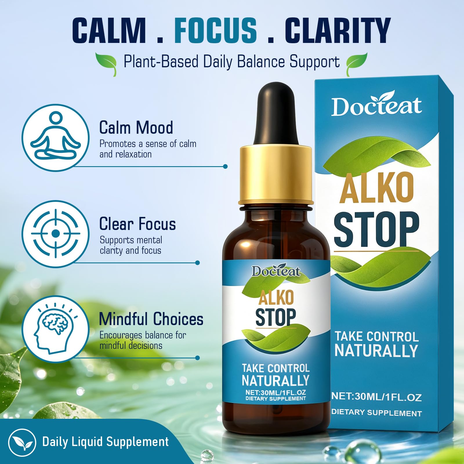 zhmndo ALKO Stop Drops lifestyle scene with beverage