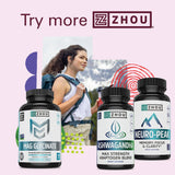 ZHOU Ashwagandha and Rhodiola Rosea Supplement in a lifestyle setting