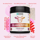 ZHOU Collagen Peptides Powder 91g mixed in a smoothie