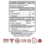 ZHOU Cranberry Supplement bottle with label