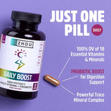 ZHOU Daily support Multivitamin 30 Capsules bottle with label