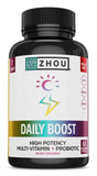 ZHOU Daily support Multivitamin 30 Capsules front view