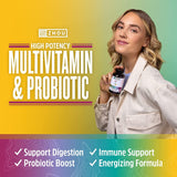 ZHOU Daily support Multivitamin 30 Capsules opened bottle