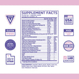 ZHOU Daily support Multivitamin Probiotic packaging side view