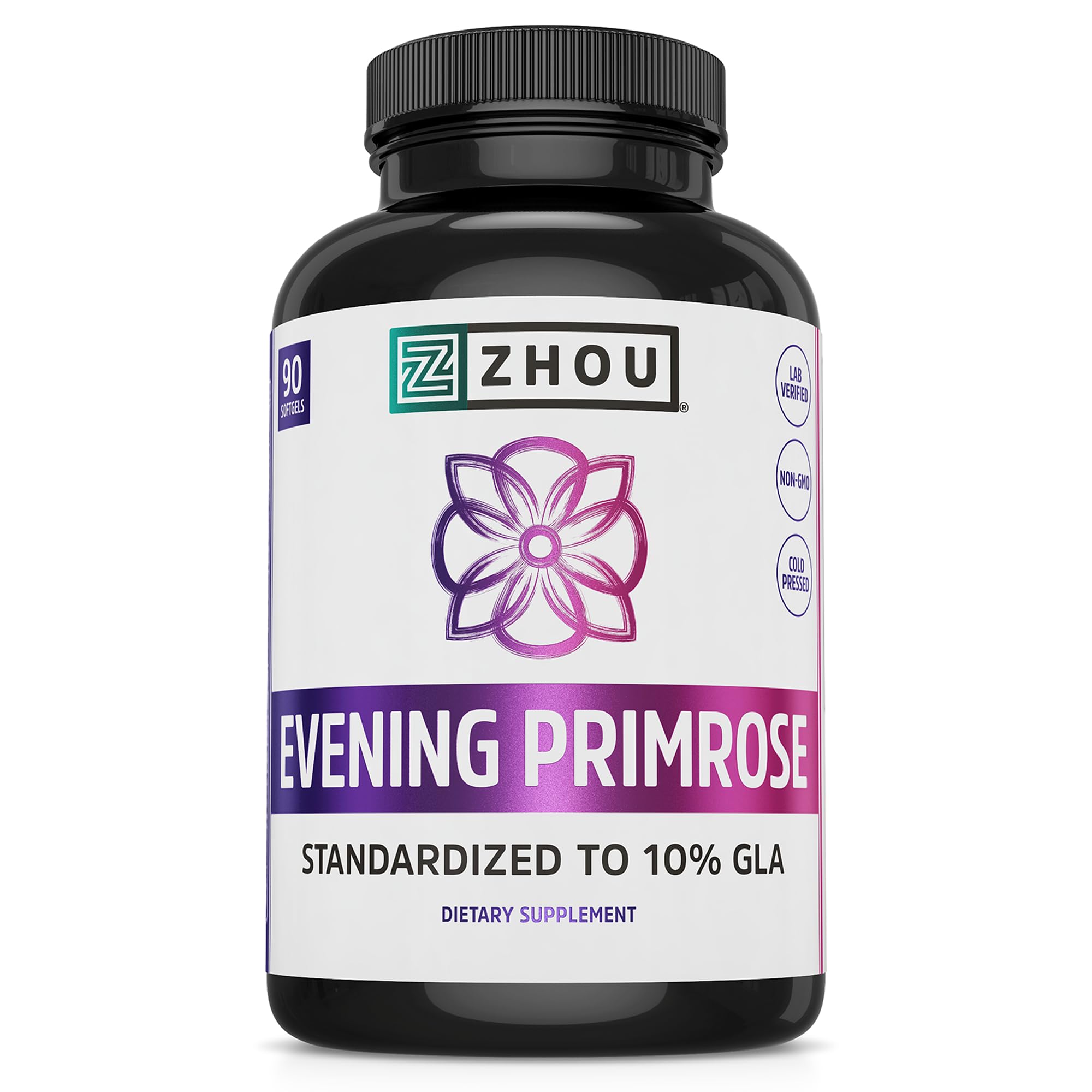 ZHOU Evening Primrose Oil Softgels 1300mg front view
