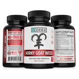ZHOU Horny Goat Weed Supplement side view showing capsule