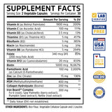 ZHOU Iron Beard supplement side view showing capsule details
