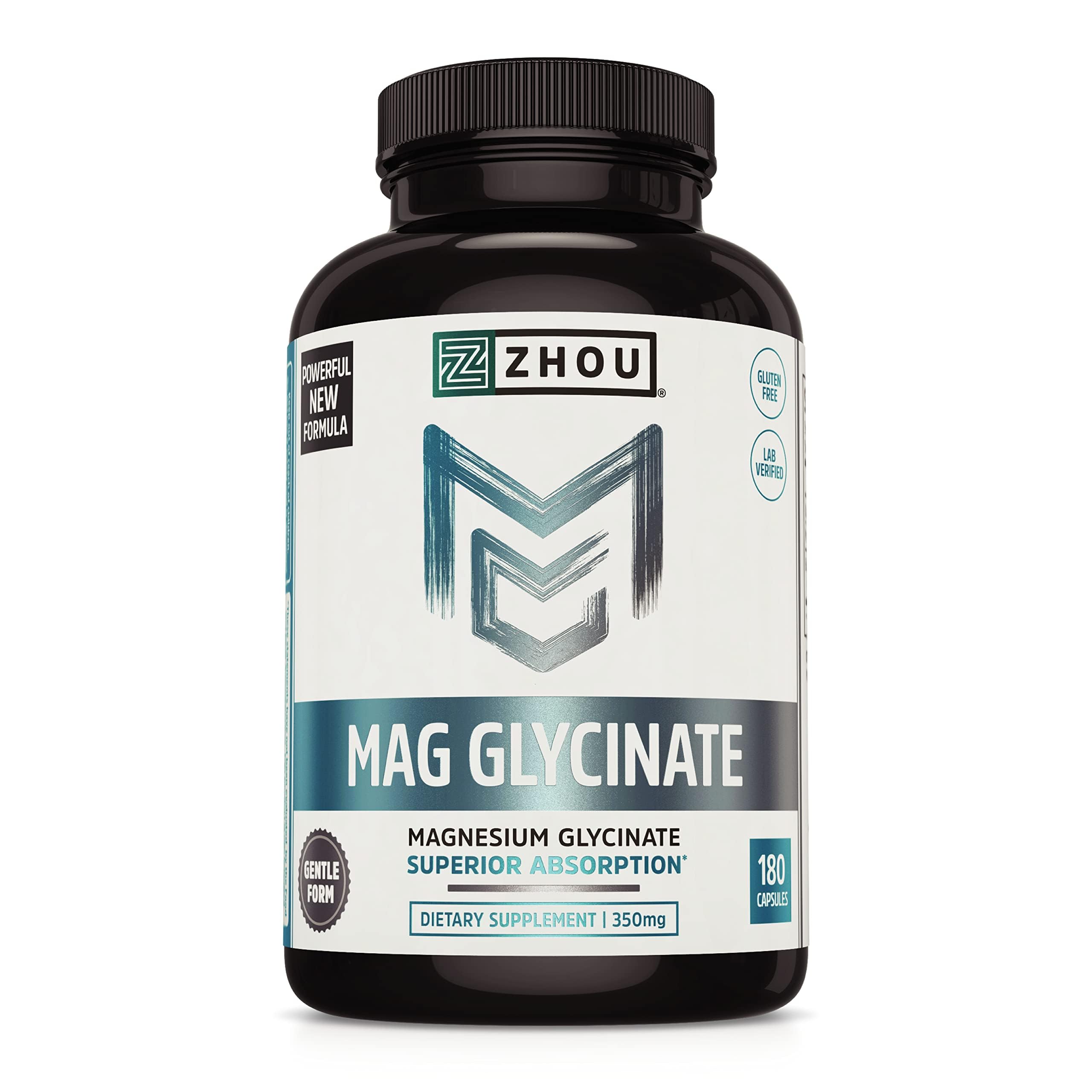 ZHOU Magnesium Glycinate Complex 350mg front view of packaging