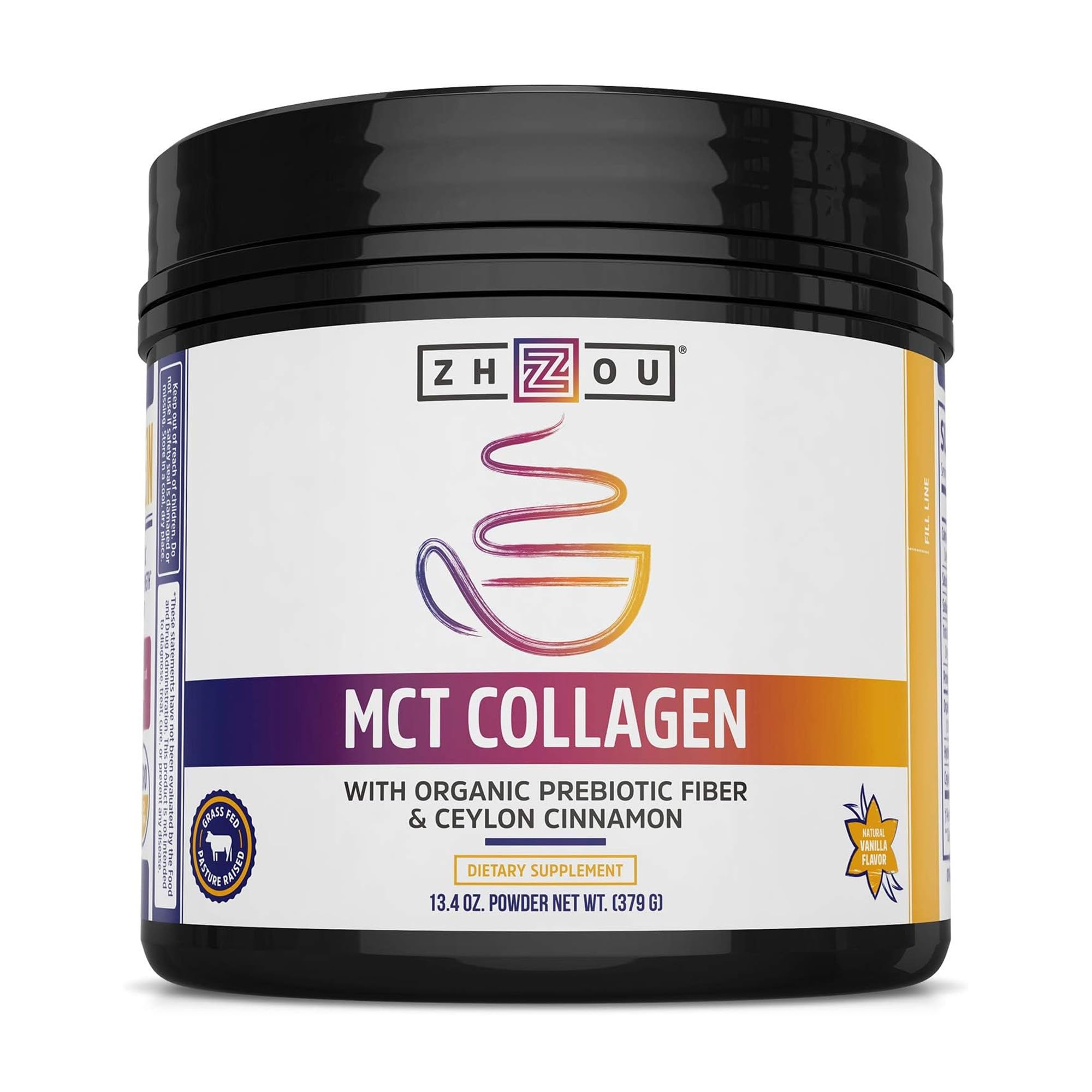ZHOU MCT Collagen front view packaging
