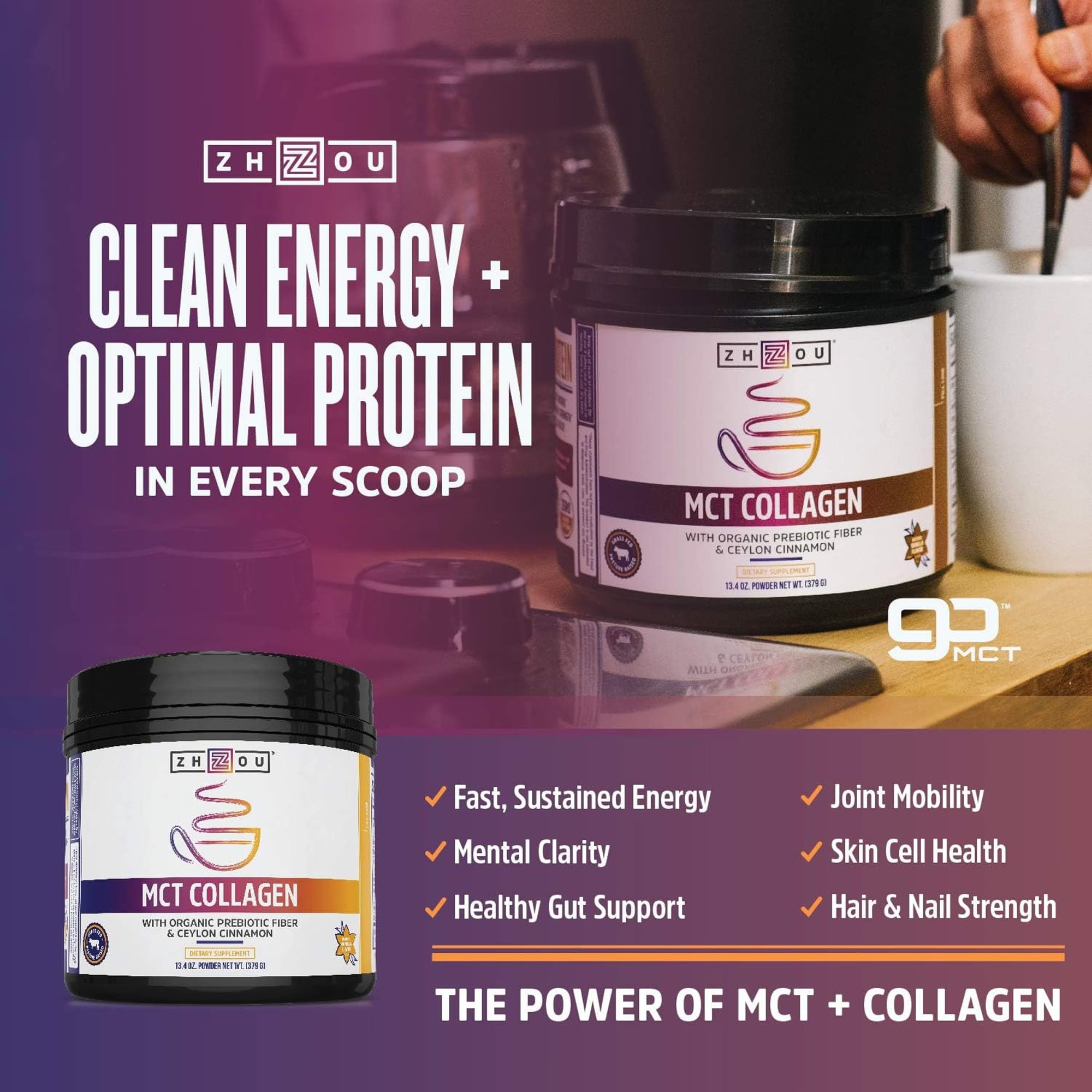ZHOU MCT Collagen ingredients list
