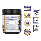 ZHOU MCT Collagen powder in a scoop